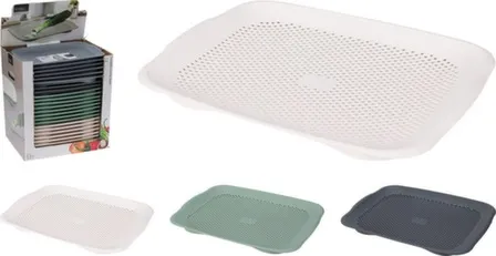 Купить Доска разделочная с ситом, 27,5x36,5x3 см, в ассортименте, Koopman в интернет-магазине Akvilon.kz