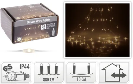 Купить Светильник электрический Гирлянда-занавес, 64 LED-лампы, Koopman в интернет-магазине Akvilon.kz