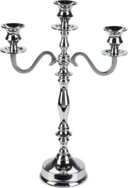Купить Подсвечник для 3-х свечей, высота 39 см, алюминий, Koopman в интернет-магазине Akvilon.kz