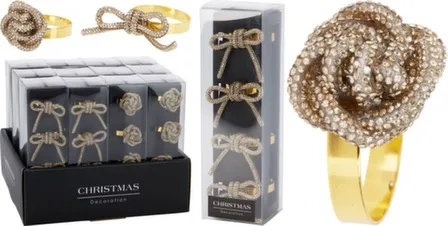 Купить Кольцо для салфеток, набор 4 шт, в ассортименте, Koopman в интернет-магазине Akvilon.kz