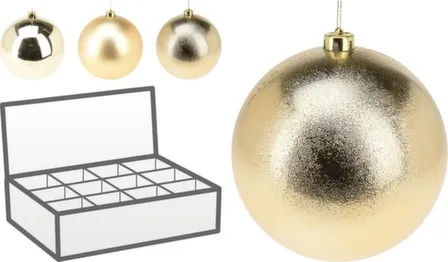 Купить Ёлочное украшение Шар, диаметр 18 см, в ассортименте, Koopman в интернет-магазине Akvilon.kz