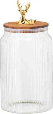 Купить Банка для хранения продуктов с крышкой, 12x25 см, Koopman в интернет-магазине Akvilon.kz