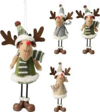 Купить Декорация Олень, 13x11x21 см, в ассортименте, Koopman в интернет-магазине Akvilon.kz