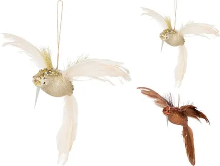 Купить Декорация подвесная Птичка, 22x20x6 см, в ассортименте, Koopman в интернет-магазине Akvilon.kz