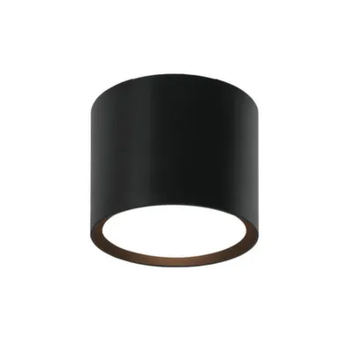 Купить Накладной светильник WSL-GX53/01BL под лампу GX53, чёрный, Basic, D82x70 мм, Wolta в интернет-магазине Akvilon.kz