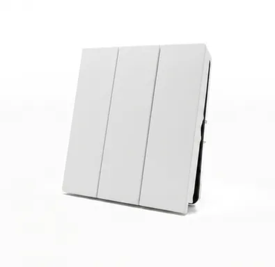 Выключатель 3-клавишный Auroom серия Linea механизм, Белый soft touch, 250V-10A в интернет-магазине Akvilon.kz Выключатель 3-клавишный Auroom серия Linea механизм, Белый soft touch, 250V-10A в интернет-магазине Akvilon.kz