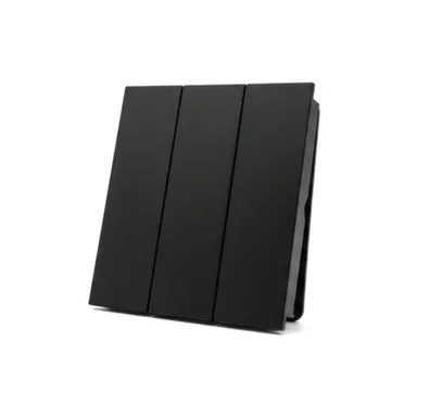 Выключатель 3-клавишный Auroom серия Linea механизм, Черный soft touch, 250V-10A в интернет-магазине Akvilon.kz Выключатель 3-клавишный Auroom серия Linea механизм, Черный soft touch, 250V-10A в интернет-магазине Akvilon.kz