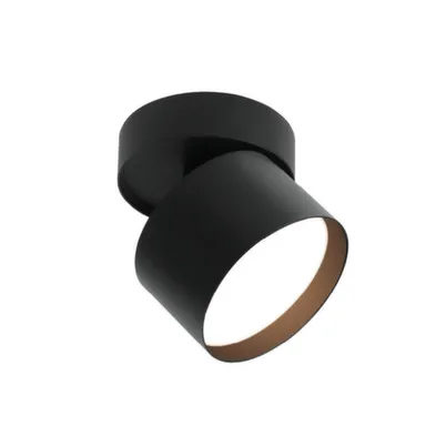 Купить Накладной светильник WSL-GX53/02BL под лампу GX53, чёрный, Basic, D82,5x80 мм, Wolta в интернет-магазине Akvilon.kz