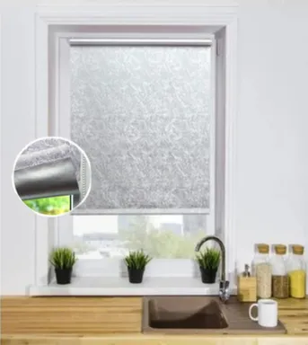 Купить Штора рулонная САВАННА Блэкаут LM 88-05 85x160см серый, Lm Decor в интернет-магазине Akvilon.kz