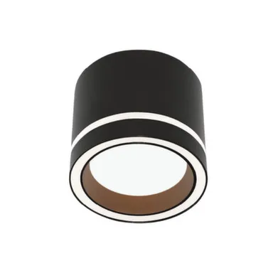 Купить Накладной светильник WSL-GX53/06BL под лампу GX53, чёрный, Luce, D83x60 мм, Wolta в интернет-магазине Akvilon.kz