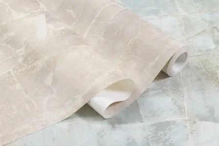 Купить Обои виниловые на флизелиновой основе Монблан, мотив, бежевый холодный, 1,06x10 м, Артекс в интернет-магазине Akvilon.kz