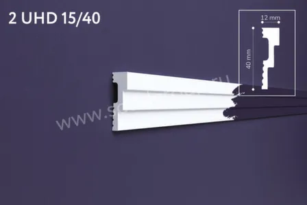 Купить Молдинг 40x12x2000мм UHD Polymer, Solid в интернет-магазине Akvilon.kz
