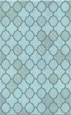 Купить Вставка Фоскари бирюзовый 25x40 см, Кerama Мarazzi в интернет-магазине Akvilon.kz