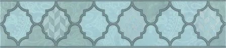 Купить Бордюр Фоскари бирюзовый 25x5,4 см, Кerama Мarazzi в интернет-магазине Akvilon.kz