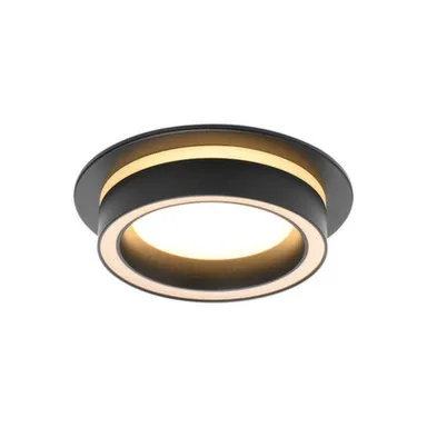 Купить Встраиваемый cветильник WOLTA WDL-GX53/06BL-R IP20 под лампу GX53 круглый Чёрный LUCE D105x35 в интернет-магазине Akvilon.kz