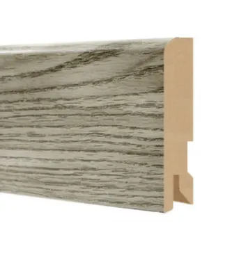 Купить Плинтус МДФ ламинированный 80x16x2400мм (дуб винтаж) ЛУКА в интернет-магазине Akvilon.kz