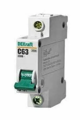 Купить Автомат 1Р С 63 А 4,5 кА 230В ВА 101 DEKraft в интернет-магазине Akvilon.kz