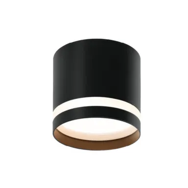 Купить Накладной светильник WSL-GX53/04BL под лампу GX53, черный, Moderno, D84x80 мм, Wolta в интернет-магазине Akvilon.kz