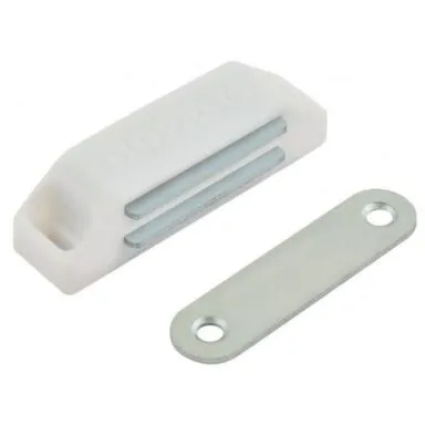 Купить Защелка магнитная №2 ( 58 мм ) белая, Нора-М в интернет-магазине Akvilon.kz