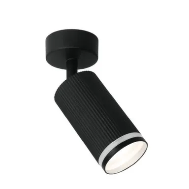 Купить Накладной светильник WSL-GU10/04BL под лампу GU10, черный, Basic, D60x163 мм, Wolta в интернет-магазине Akvilon.kz