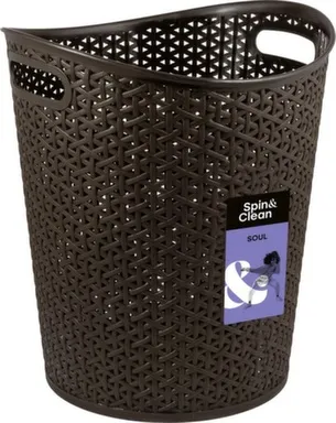 Купить Корзина для бумаг Soul, 13л, венге, Spin&Clean в интернет-магазине Akvilon.kz