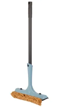 Купить Щетка для мытья окон с пористой губкой, ручка 44см небесный, Step в интернет-магазине Akvilon.kz