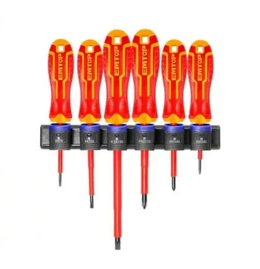 Купить Набор диэлектрических отвёрток 6 шт, EMTOP в интернет-магазине Akvilon.kz