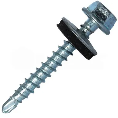 Купить Саморез кровельный 4,8x35 мм сверло 5 мм №1, Цинк, Hardwex в интернет-магазине Akvilon.kz