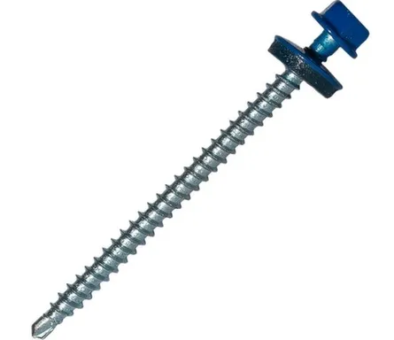 Купить Саморез кровельный 4,8x70 мм сверло 5 мм №1, Цинк, RAL 5005, Hardwex в интернет-магазине Akvilon.kz