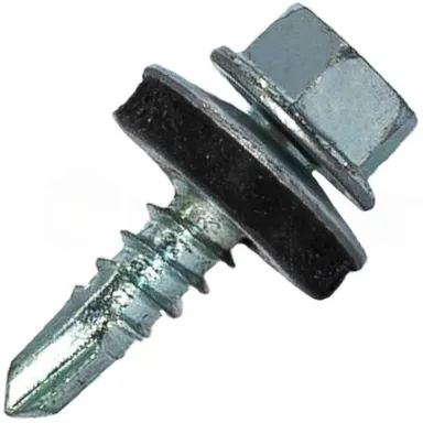 Купить Саморез кровельный 5,5x19 мм сверло 9 мм №3, Цинк, Hardwex в интернет-магазине Akvilon.kz