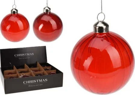 Купить Ёлочное украшение Шар, стекло, диаметр 8 см, в ассортименте, Koopma в интернет-магазине Akvilon.kz