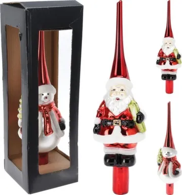 Купить Декорация Верхушка на ёлку, стекло, длина 28 см, в ассортименте, Koopman в интернет-магазине Akvilon.kz