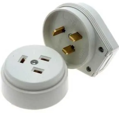 Купить Разъемы РШ-ВШ 2P+PE 250В (ОУ) пластиковые Sirius в интернет-магазине Akvilon.kz