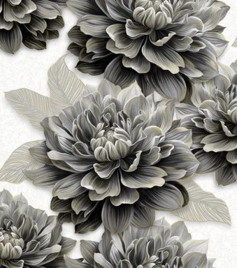 Купить Обои бумажные Далия-00, мотив, 0,53x10 м, Саратовские обои в интернет-магазине Akvilon.kz