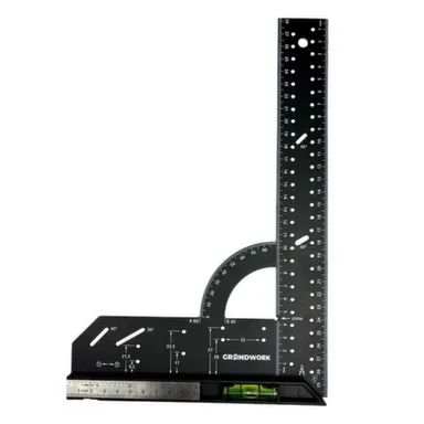 Купить Угольник разметочный многофункциональный 1707, 200x300 мм, Grandwork в интернет-магазине Akvilon.kz