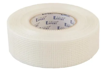 Купить Лента серпянка из стекловолокна для стыков, самоклеящаяся, акриловый клей, 48 мм х 90 м, Color Expert в интернет-магазине Akvilon.kz