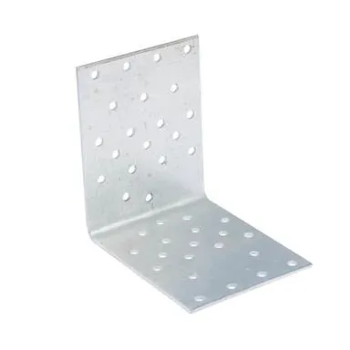 Купить Крепежный уголок равносторонний 100x100x80x2 мм, белый цинк, 1 шт, Стройбат в интернет-магазине Akvilon.kz