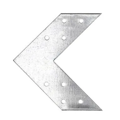 Купить Соединитель угловой 120x120x35x2 мм, белый цинк, 1 шт, Стройбат в интернет-магазине Akvilon.kz