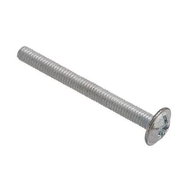 Купить Винт для крепления ручки М4x40 мм, белый цинк, 8 шт, Стройбат в интернет-магазине Akvilon.kz