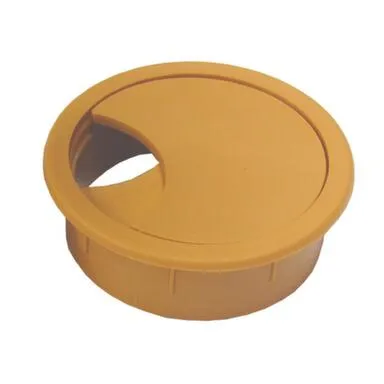 Купить Заглушка для стола кабель-канал пластиковая, бук, 1 шт, Стройбат в интернет-магазине Akvilon.kz