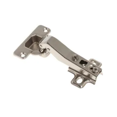 Купить Петля мебельная SLIDE-ON угловая 45* с ответной планкой, белый цинк, 2 шт, Стройбат в интернет-магазине Akvilon.kz