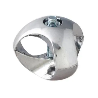 Купить Держатель краб для 2-x труб, хром, 1 шт, Стройбат в интернет-магазине Akvilon.kz