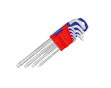 Купить Набор имбусовых ключей TORX T10-T50, длинные, EMTOP в интернет-магазине Akvilon.kz