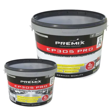 Купить Двухкомпонентное эпоксидное покрытие EP 305 Pro, 20 кг, Premix в интернет-магазине Akvilon.kz