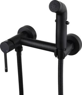 Купить Смеситель с гигиеническим душем DV 22-21-PD-AD, черный, Divic в интернет-магазине Akvilon.kz