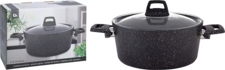 Купить Кастрюля с крышкой, 2700 мл, размер 20x10 см, Koopman в интернет-магазине Akvilon.kz