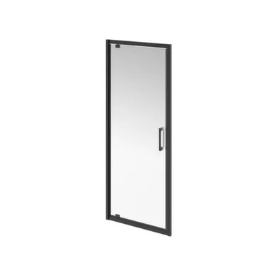 Купить Душевая дверь Vetro, распашная, универсальная, черный матовый, 800x1950 мм, Kerama Marazzi в интернет-магазине Akvilon.kz