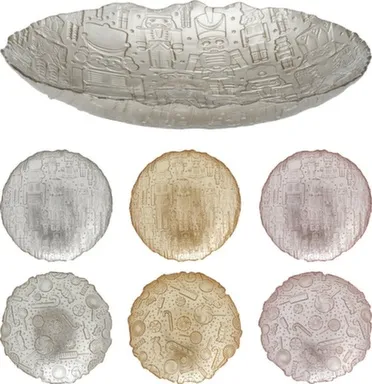 Купить Миска, стекло, 21x3,5 см, в ассортименте, Koopman в интернет-магазине Akvilon.kz