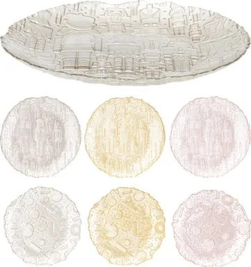 Купить Тарелка, стекло, диаметр 21 см, в ассортименте, Koopman в интернет-магазине Akvilon.kz