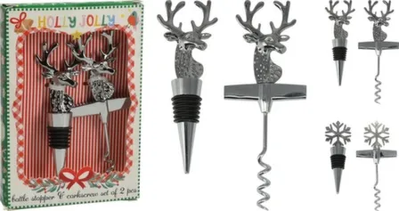 Купить Штопор 12x5,5x2 см с пробкой-заглушкой для бутылок 12x5,5x2 см, в ассортименте, Koopman в интернет-магазине Akvilon.kz